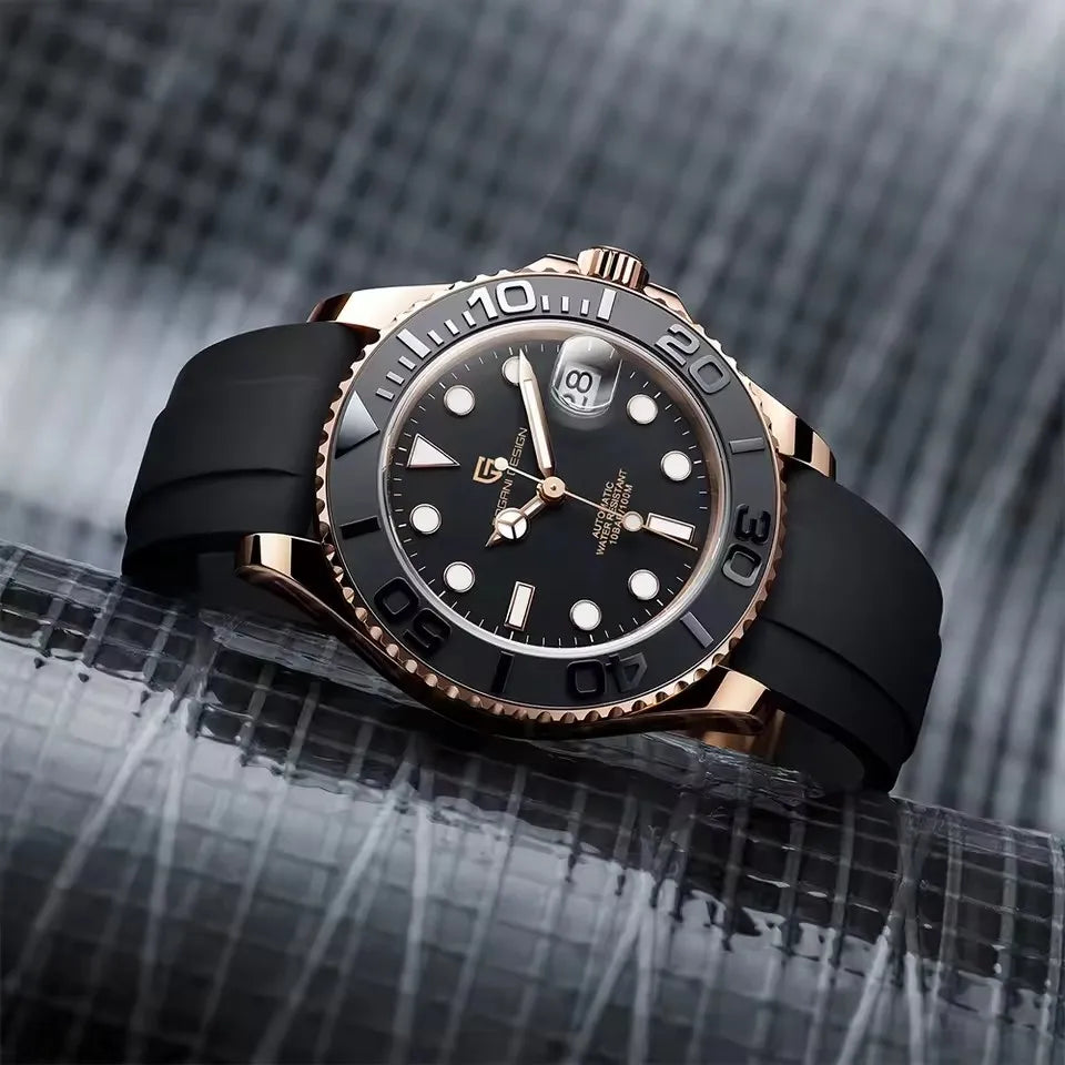 PAGANI DESIGN V2 Japan movement Luxury Men Mechanical Watch 40MM Ceramic bezel AR Coated Sapphire Glass Automatic Watch For Men