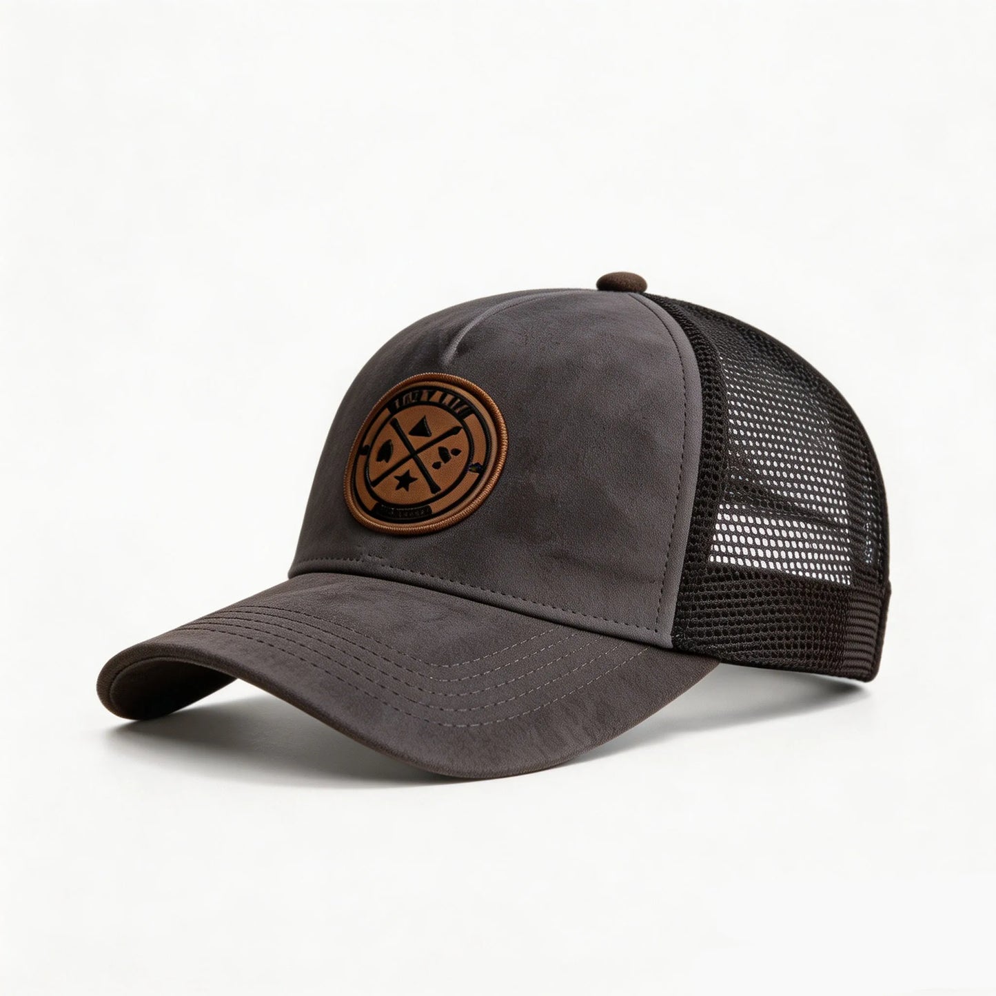 New Summer Mesh Baseball Cap Women Men Solid Suede Cap Patch Snapback Hat Casual Breathable Unisex Street Hip Hop Trucker Caps