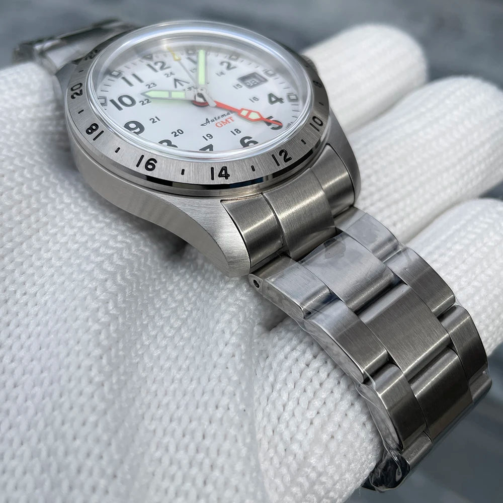 STEELFLIER Official SF792 GMT Mechanical Wristwatch NH34 Movement Super BGW9 C3 Luminous 200M Waterproof Men's Luxury Dive Watch