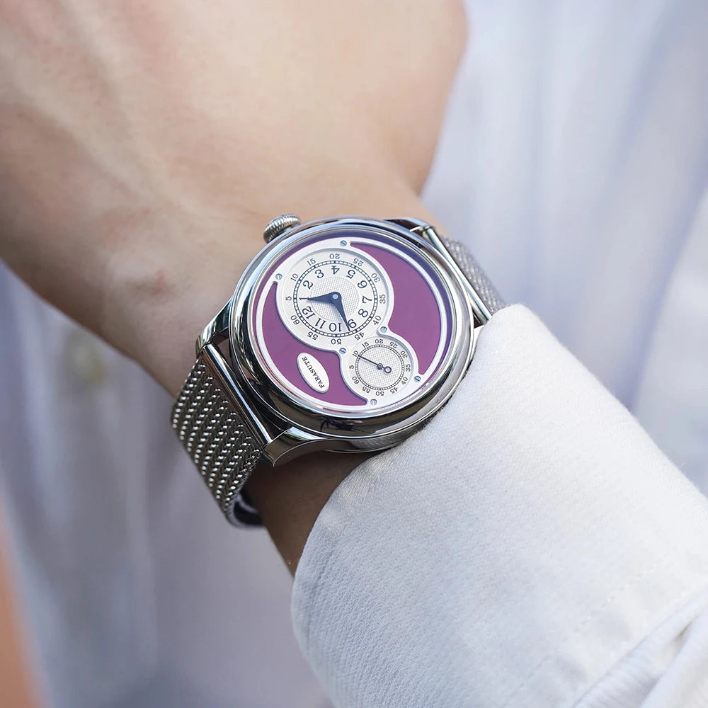 FARASUTE New Casual Fully Automatic Mechanical Men Watch Luxury Sapphire Stainless Steel Wristwatch 5Bar Waterproof Reloj Hombre