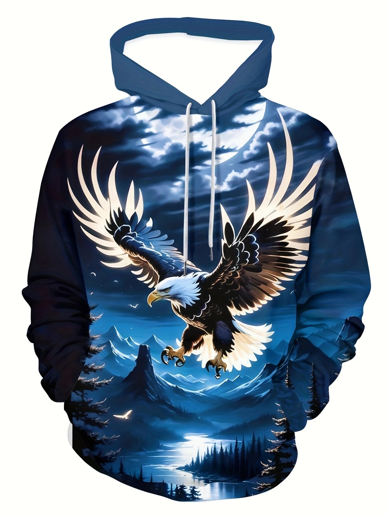 2025 Fashion Cool Eagle Men's Hoodie 3D Printed Hoodies Edition Trend American Eagle Men Sportswear Kids Casual Unisex Pullover