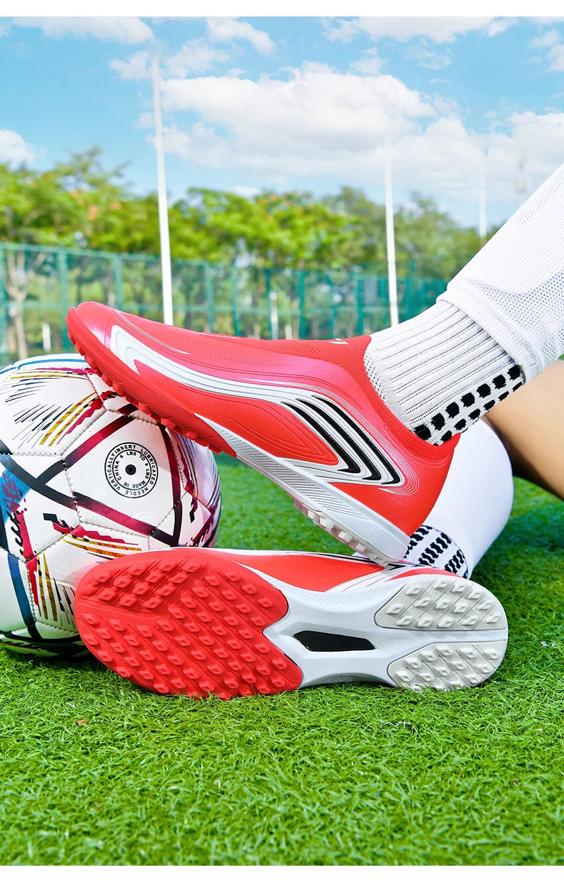 Nouvelles chaussures de football pour hommes et femmes, unisexe, vente chaude, futsal, ultra-légères, TF/FG, chaussures de football professionnelles de haute qualité, crampons, baskets.