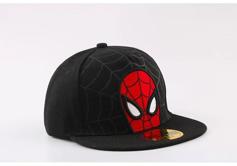 *2026 HotAnime Cartoon Spiderman Hats for Kids Toddler  Baseball Cap Spring Snapback Hip Hop Adjustable Caps