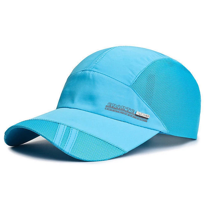 The New Spring Sun Hat Outdoor Travel Baseball Cap Sports Breathable Hat Screening Speed Dry Hat