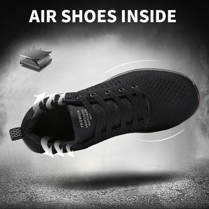Zapatillas de running para hombre, transpirables, ligeras y cómodas, calzado casual masculino, tenis outdoor slip-on para caminar