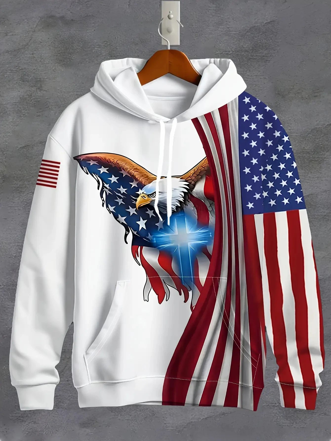 2025 Fashion Cool Eagle Men's Hoodie 3D Printed Hoodies Edition Trend American Eagle Men Sportswear Kids Casual Unisex Pullover