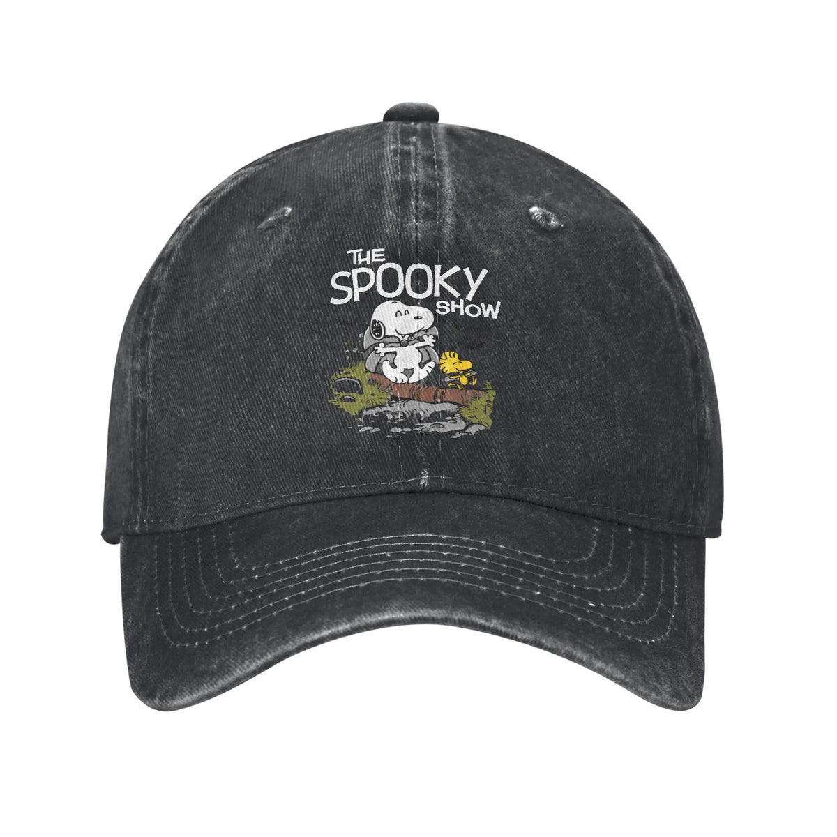 Sleeping Snoopy Baseball Caps Casual Distressed Washed  Snapback Cap Unisex Style Outdoor Summer Adjustable Caps Hat