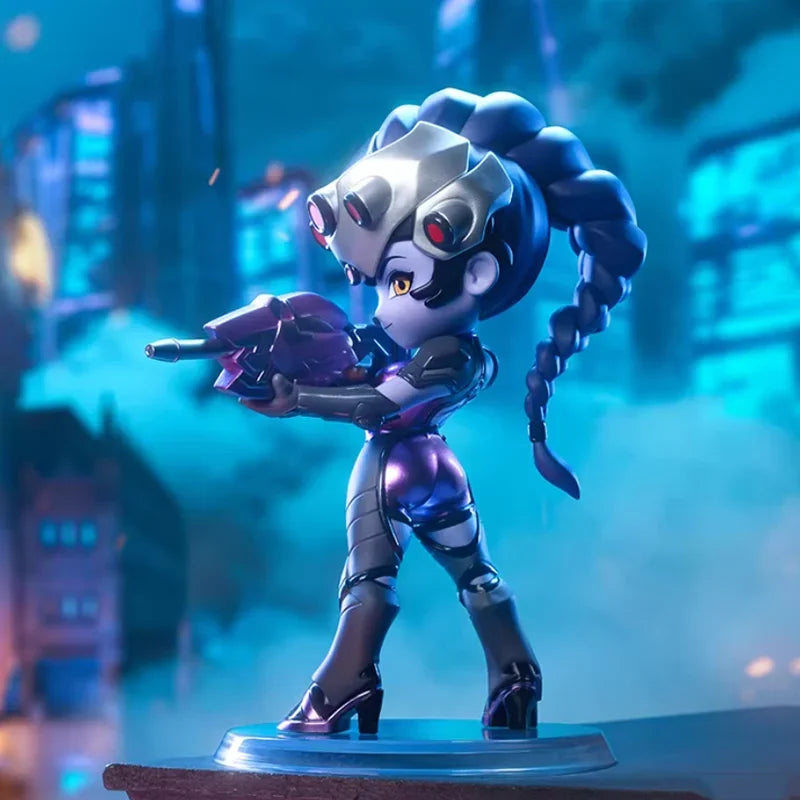 POP MART Overwatch Play of The Game Series Caixa Surpresa Mystery Box Brinquedos Kawaii Ornamentos Figuras Decoração de Casa Bonecas Modelo de Secretária