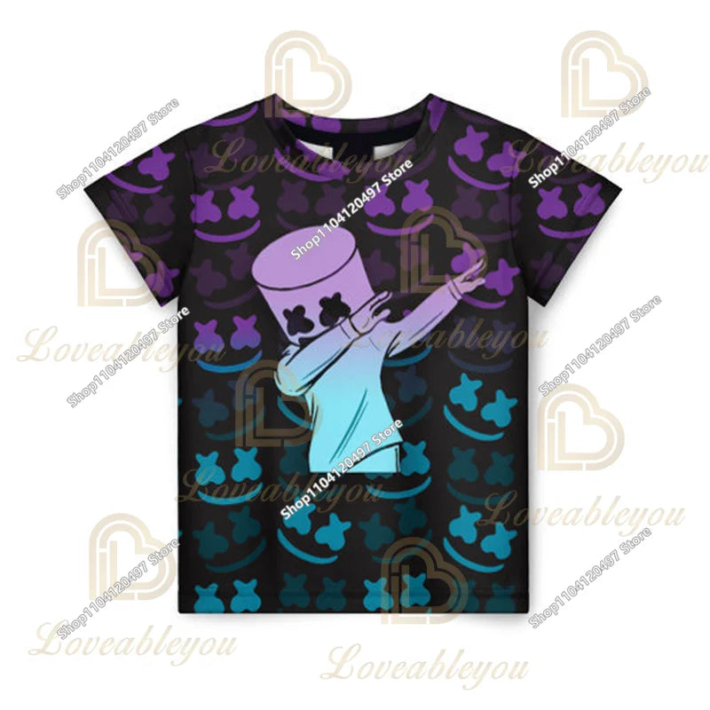 Camiseta Fortnite para niños Banana Peely, camiseta para hombre y mujer, camiseta Battle Royale Game, tops de verano Harajuku