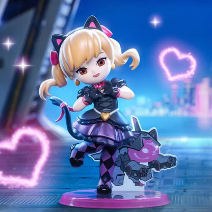 POP MART Overwatch Play of The Game Series Caixa Surpresa Mystery Box Brinquedos Kawaii Ornamentos Figuras Decoração de Casa Bonecas Modelo de Secretária