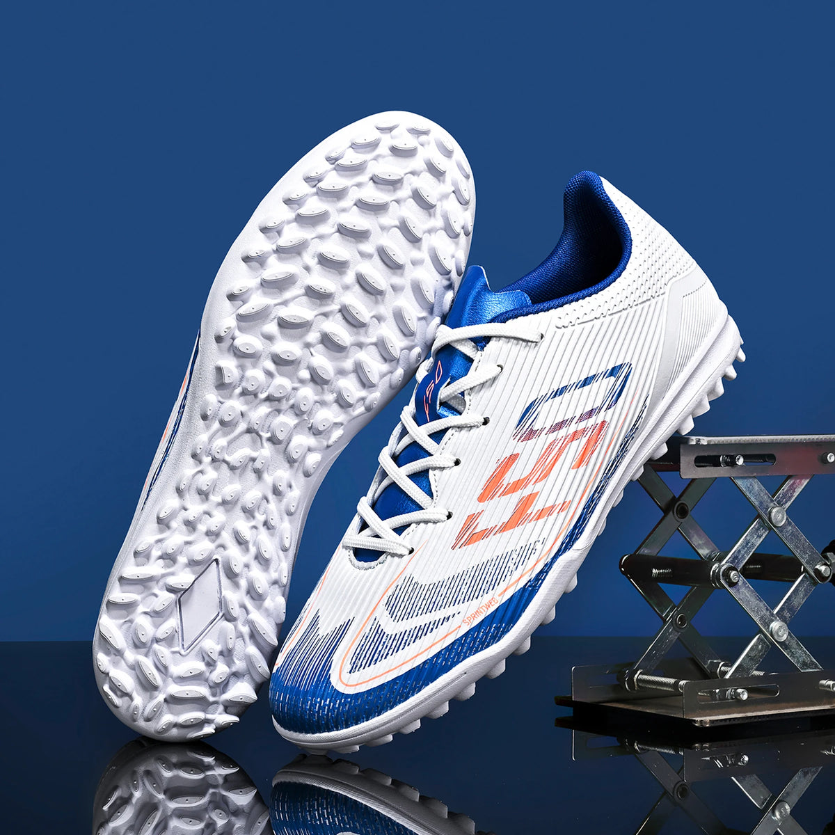 Chaussures de football TF pour hommes et femmes, dessus à toucher lisse, crampons résistants à l'usure, chaussures de football d'entraînement pour adultes