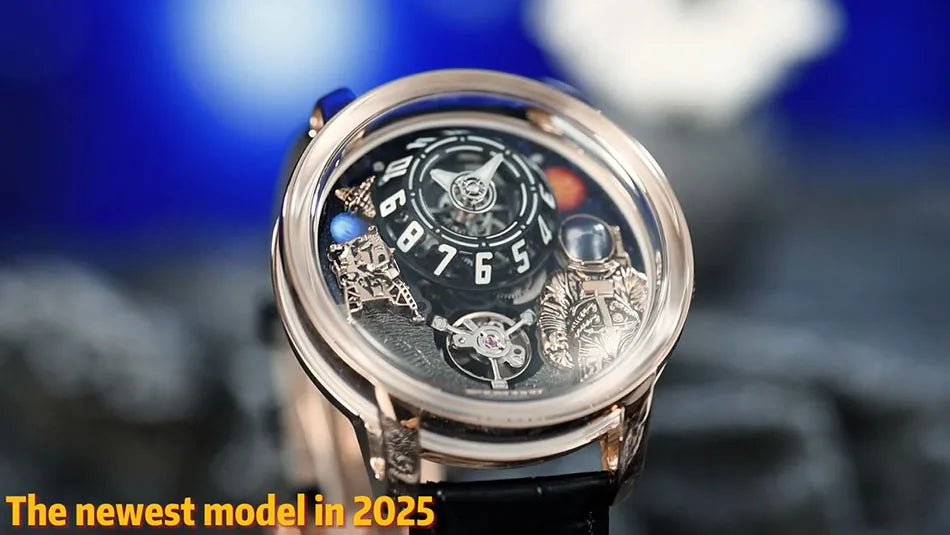 PINDU Watch Men New Space Series Unique Design Three-dimensional Dial Arabic Numerals Luminous Sapphire Mechanical Watch W2101B