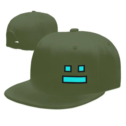 Video Game Geometry Dash Baseball Caps Snapback Men Women Hats AdjustableCap Hip Hop Baseball Hat Casquette