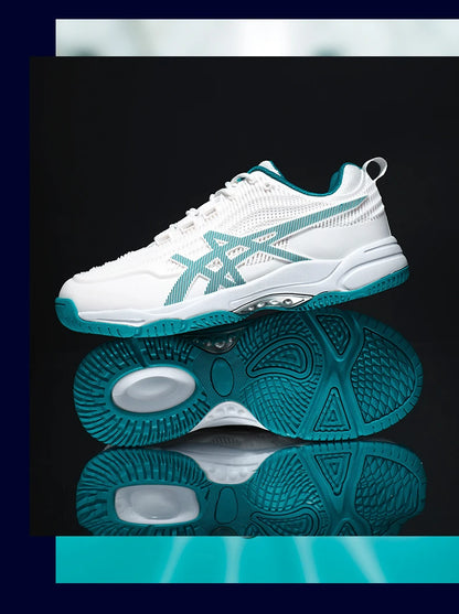Chaussures de badminton pour hommes et femmes, chaussures de tennis de table pour le volley-ball, le handball, baskets de sport antidérapantes en maille respirante pour l'entraînement sur le terrain