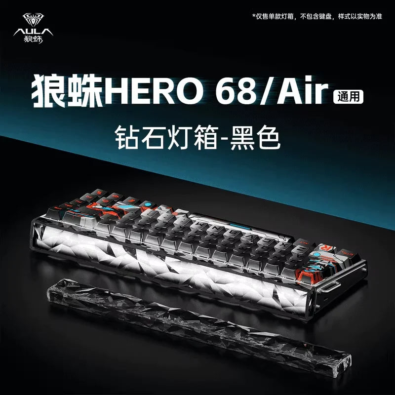 Nuovo AULA HERO 68HE/ULTRA Kit adesivi per tastiera gaming con switch magnetici e accessori per tastiera meccanica cablata custom e-sport