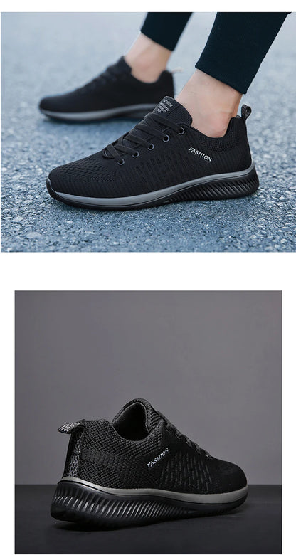 Zapatillas de running para hombre, transpirables, ligeras y cómodas, calzado casual masculino, tenis outdoor slip-on para caminar