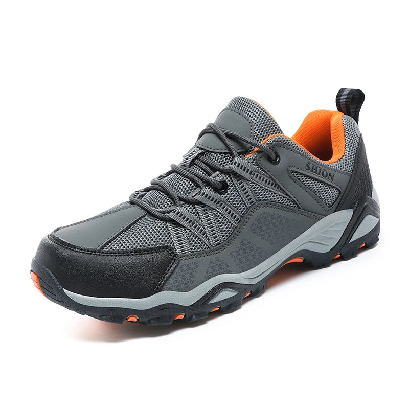 Chaussures de randonnée en maille pour hommes, souliers de voyage respirants, imperméables, pour plein air, chasse, pêche, montagne, équitation, sport