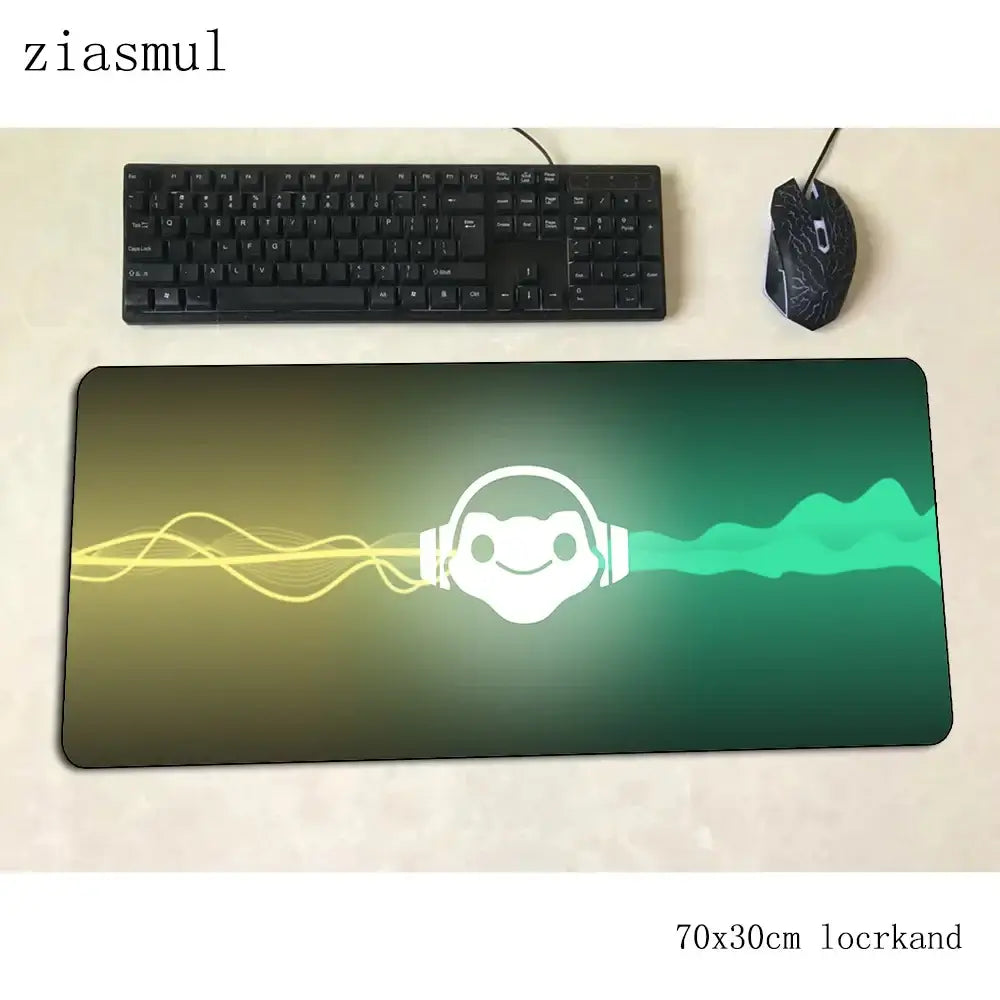 Overwatch podloga za miš za gamere, prekrasna gaming podloga za miš 70x30cm za PC, prijenosno računalo i radni stol, padmouse za igre, estetska gamerska podloga, gamepad