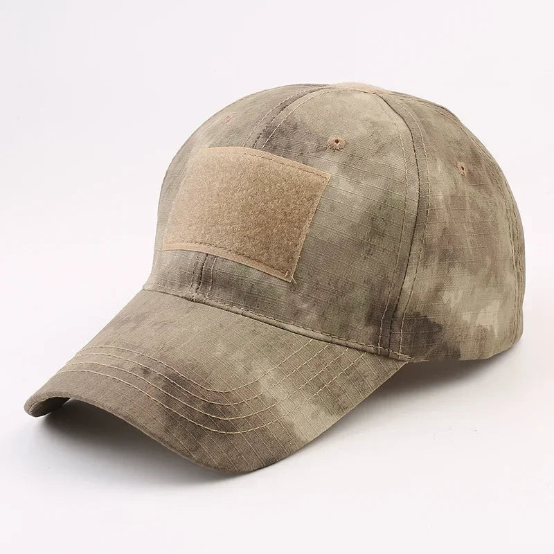 Camouflage Baseball Cap Outdoor Men's Tactical CP Adjustable Hat Sports Cycling Duck Tongue Cap