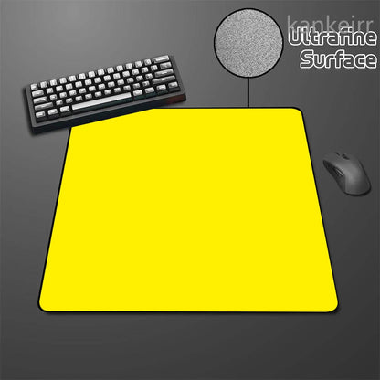 Black Speed Mouse Pad Pure Color High Elastic Non-slip Bottom Gaming Mouse Mat Premium E-Sports Mousepad Ultrafine Surfa Deskmat