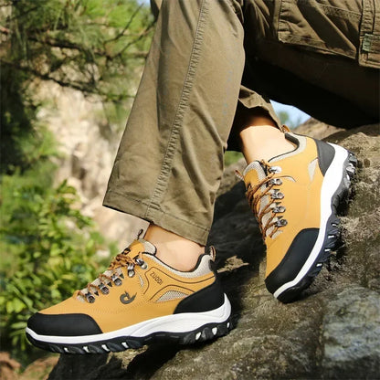 Bottines décontractées pour hommes, confortables, idéales pour les activités de plein air, avec semelle plateforme, légères, parfaites pour les randonnées et les voyages, pointure 48.