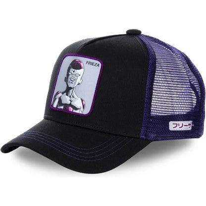 Czapka z motywem Dragon Ball Son Goku – letnia czapka podróżna z daszkiem, męska czapka z haftem w stylu hip-hopowym, z daszkiem przeciwsłonecznym, regulowana czapka typu trucker z siateczką