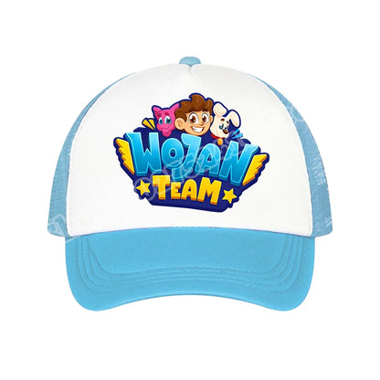 Boys Baseball Caps Wojan Team Anime Character Printed Sun Hat Kids Adults Adjustable Peaked Cap Cartoon Summer Casual Hats Gifts