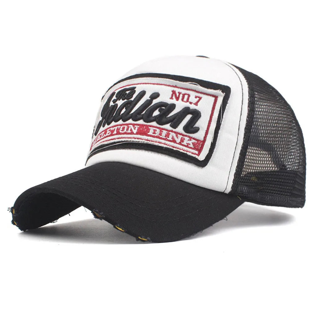 Streetwearová čiapka s výšivkou písmen, sieťovaná, v štýle „dad“, baseballová, módna, snapback, hip-hopová, outdoorová, Y2K, truckerová, Gorras F2719 pre ženy a mužov