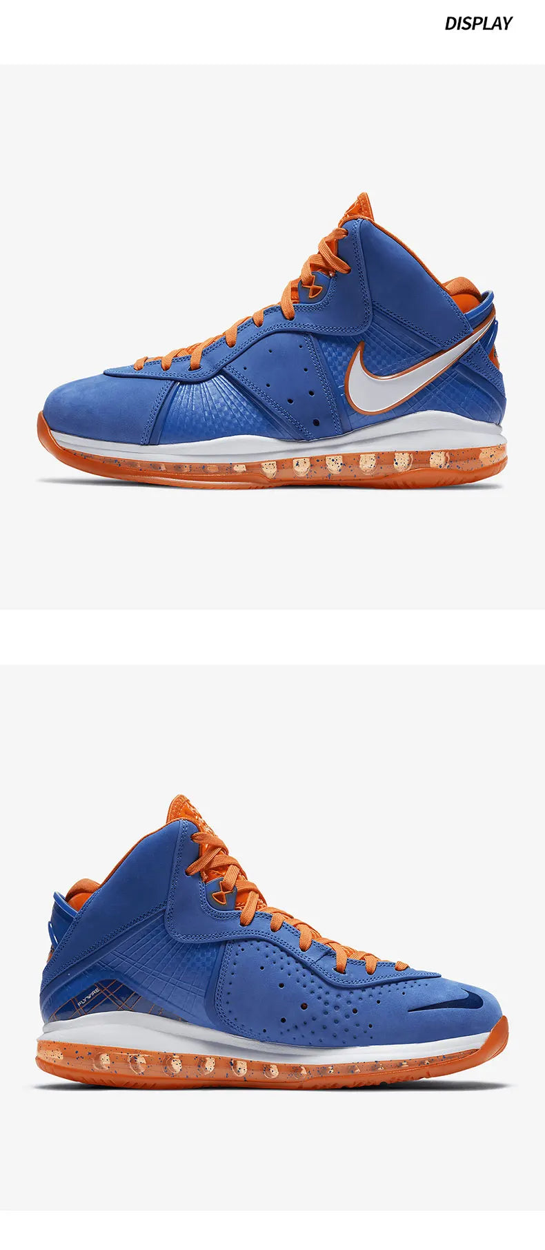 Oryginalne, nowe, wygodne męskie buty sportowe do koszykówki Nike z półwysoką cholewką, model CV1750-400