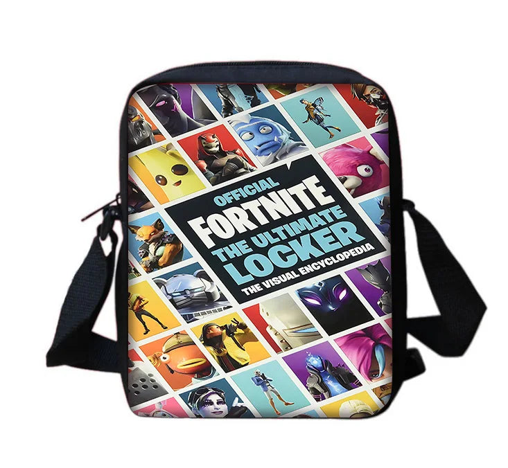 Hot Game Design Child Backpacks Shoulder Bag Pencil Case F-FortniteS Pupil Large Capacity School Bags for Boys Girls Best Gift