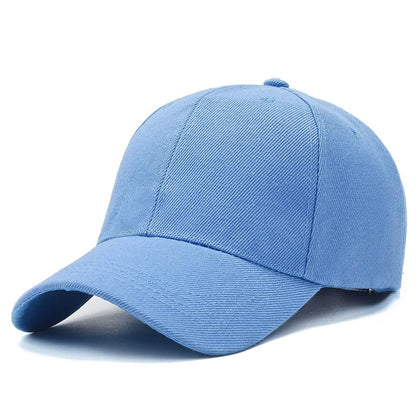 Unisex Cap Casual Plain Baseball Cap Adjustable Snapback Hats For Women Men Hip Hop Cap Street Dad Hat Simple Style Solid Color