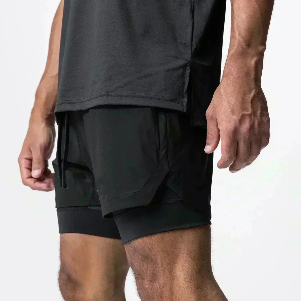 Dragon Ball Summer Son Goku Men's Bot Fitness 2026 Double-Layer Replica Two-Piece Loose-Fit Training Running Shorts Casual Pants