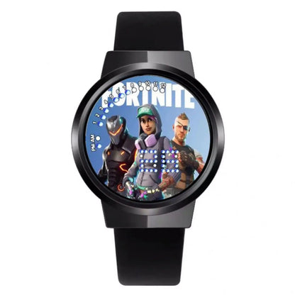 Fortnite Watch Cute Fashion  Cartoon Personalized Kawaii Touch Night Light LED Student Electronic Watch Gift for Friends