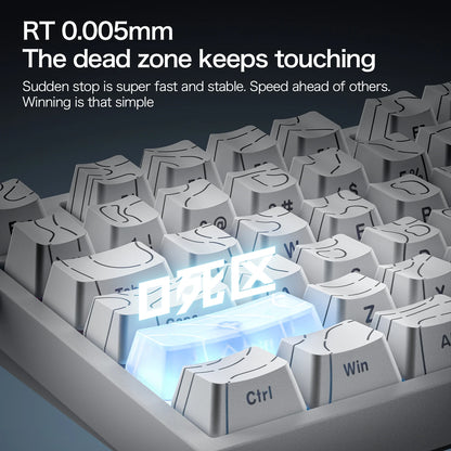 Attack Shark R82HE Wired RGB Magnetic Switch Keyboard, 256K Scan Sampling Rate, Accuracy 8K Return Rate