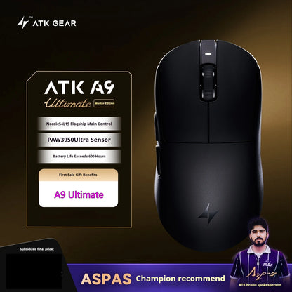 Безжична геймърска мишка ATK A9 Plus A9/A9 SE/A9 Pro Tri Mode 8K, лека A9 Ultimate E-sports, PC подарък, персонализирана