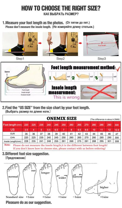 ONEMIX Original Carbon Fiber Running Racing Shoes Professional Marathon Ultra-light Rebound Damping Trail Sport Road Sneakers
