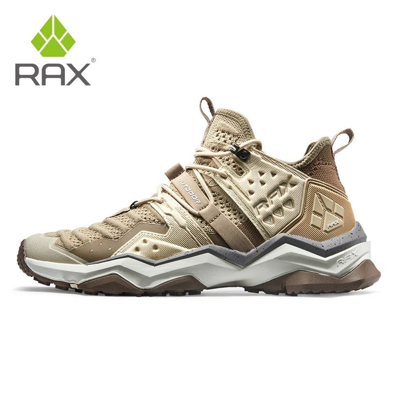 Rax Men  Hiking Shoes  Spring New Breathable Outdoor Sports Sneakers for Men Mountain Shoes Trekking Sports Shoes Male
