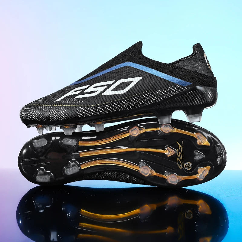 Nouvelles Chaussures de Football pour Hommes Antidérapantes, Crampons Garçons, Chaussures de Foot à Succès, Baskets de Match Extérieur sur Gazon, Haute Qualité, Montantes, Légères