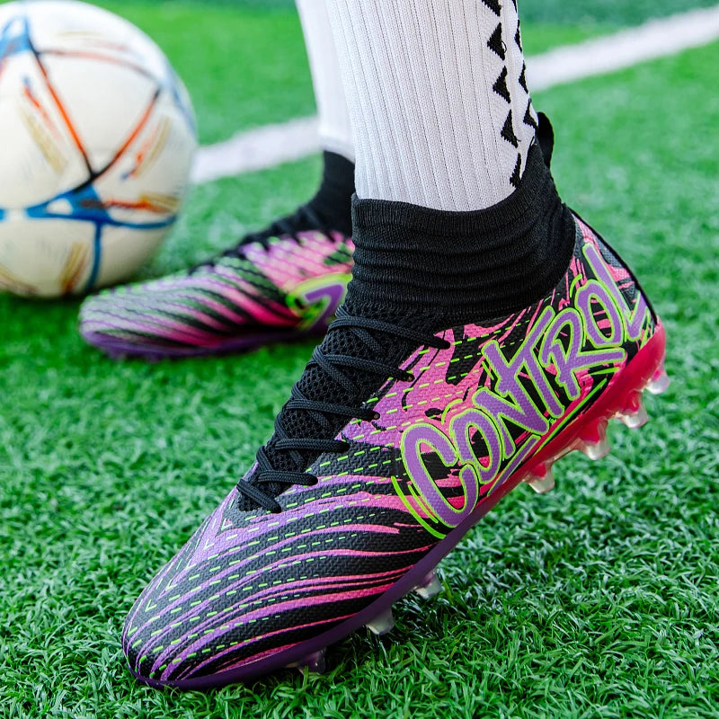 Muške i ženske kopačke za nogomet na otvorenom, protuklizne kopačke za nogometni teren, ultralagane tenisice za futsal TF/FG, nogometne tenisice s čepovima