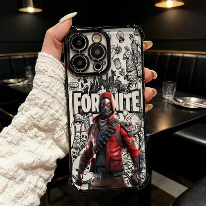 Capa de telemóvel FortniteS Plating de jogo popular para Samsung S26 S25 S24 S23 S22 S21 S20 FE Note20 Edge Plus Ultra 4G 5G antiqueda