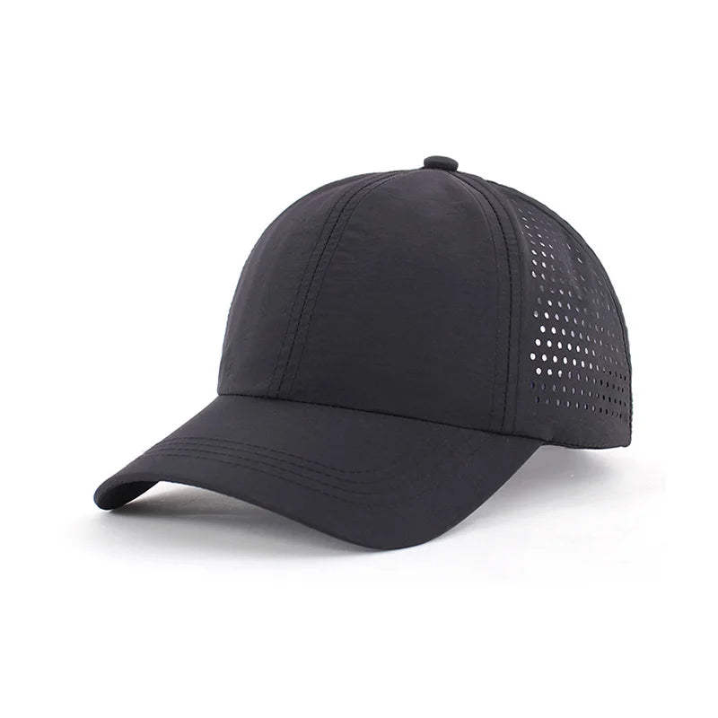 Women Ponytail Hats Summer Quick-dry Baseball Cap forTeenager Girls Sun Hats Casual Sports Mesh Woman Summer Hat Outdoor Travel