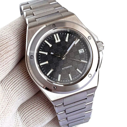 Reloj mecánico automático Tandorio New Black Luxury Business Engineer Style para hombre, cristal de zafiro, resistente al agua 100m, NH35A