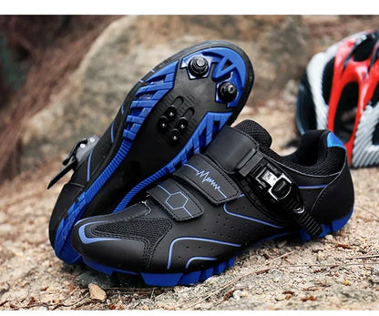 Scarpe da ciclismo unisex con suola rigida – Scarpe da bici da strada 4-Season con pedali a sgancio rapido, ideali per la MTB e gli sport all’aria aperta