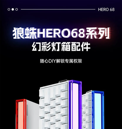 Nuovo AULA HERO 68HE/ULTRA Kit adesivi per tastiera gaming con switch magnetici e accessori per tastiera meccanica cablata custom e-sport