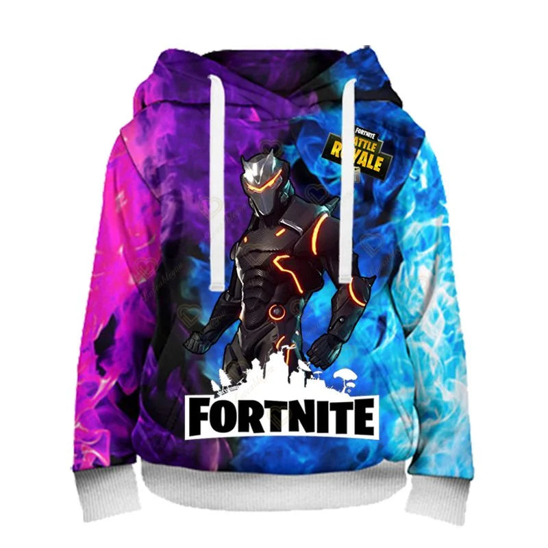 Fortnite Sweatshirt Kids Victory Royale 3D Printed Hoodies Men Women Children Game Hooded Streetwear Pullover for Birthday Gifts