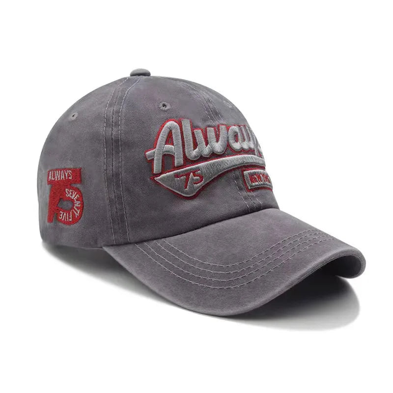 Casquette de baseball respirante en maille de coton délavée, style « old light board caps », pour hommes et femmes, idéale pour le printemps et l'été, modèle pour femmes