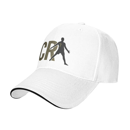 Footbal Ronaldos Baseball Cap Hip Hop Sandwich Hats Unisex Adjustable Sun Hat Running Golf