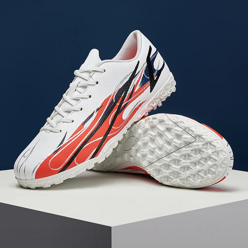 Chaussures de football grande taille 46 47 pour hommes, entraînement, matchs sportifs, gazon artificiel, crampons TF, chaussures transfrontalières, chaussures pour hommes