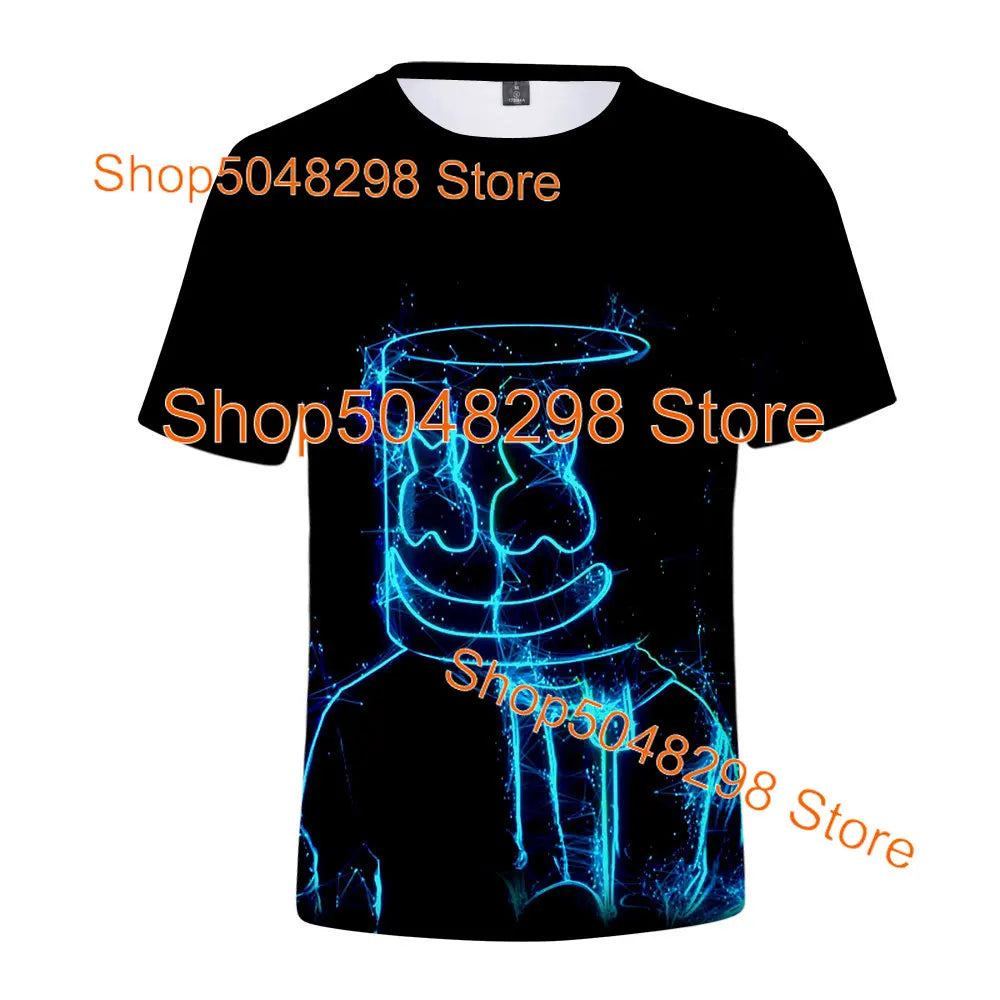 T-shirt Fortnite Bushranger para Crianças, Estampado 3D Banana Peely, T-shirt para Homem e Mulher, Top de Verão Battle Royale, Presentes de Aniversário