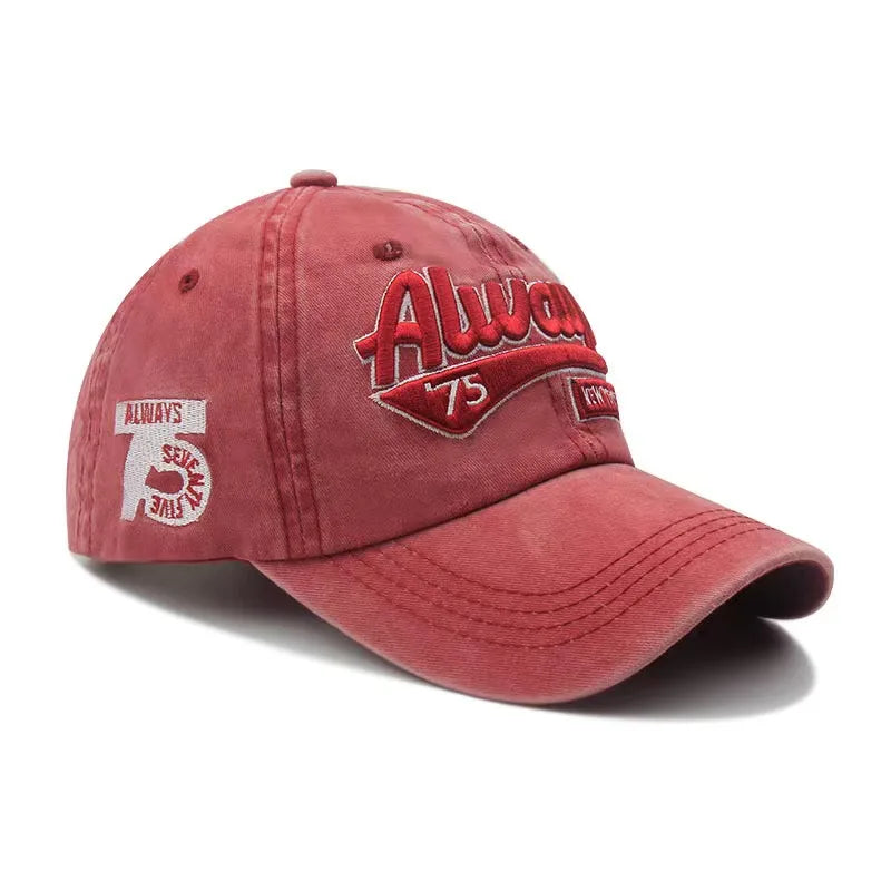 Casquette de baseball respirante en maille de coton délavée, style « old light board caps », pour hommes et femmes, idéale pour le printemps et l'été, modèle pour femmes